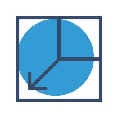 Vektör yerleşim simgesi simgesi