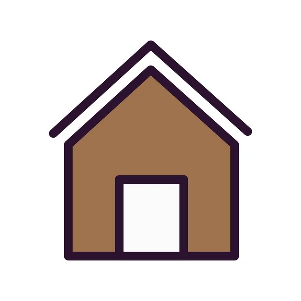 Ilustrace Ikony Vektoru Domů — Stockový vektor