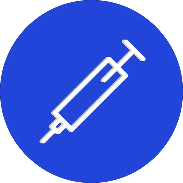 Vector Injectie Pictogram Illustratie — Stockvector