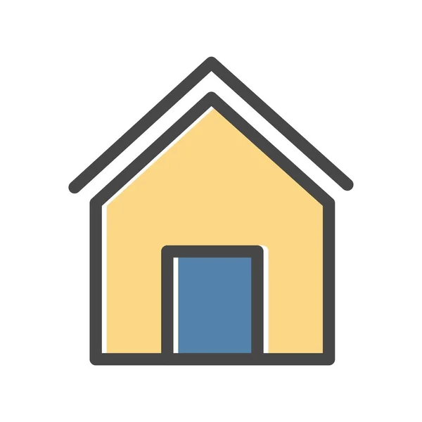Vektor Home Symbol Abbildung — Stockvektor