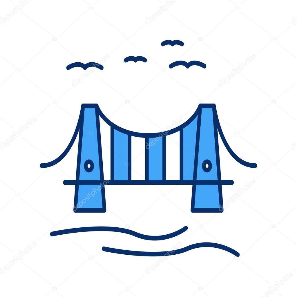  vector Bridge icon symbol