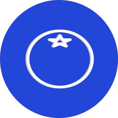 vektör domates simgesi