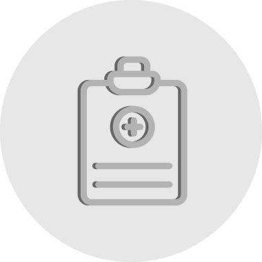 vektör Tıbbi Rapor simgesi