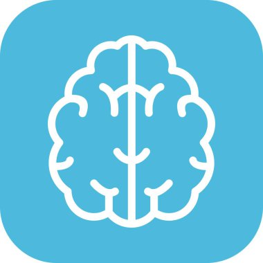  vektör Beyin simgesi sembolü