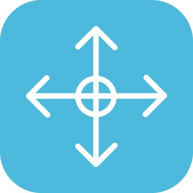 Vektör reticle simgesi