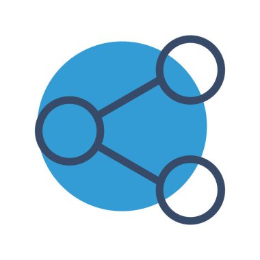 Vektör Paylaşım simgesi çizimi