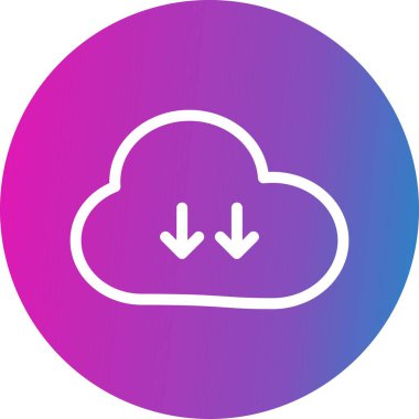 Vektör indirme Simgesi illüstrasyonu