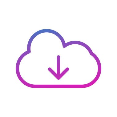 Vektör indirme Simgesi illüstrasyonu