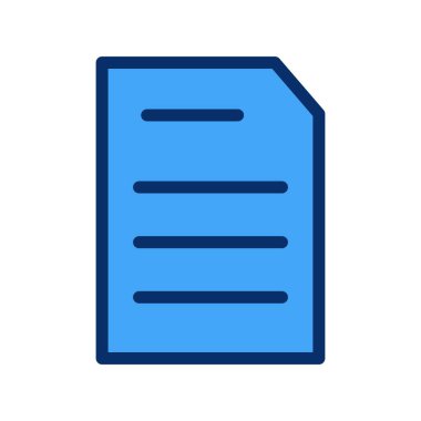 Vektör belgesi Simge illüstrasyonu