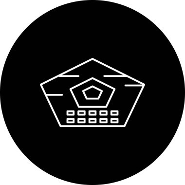 Beyaz Saray simgesi vektörü