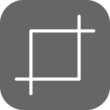 Vektör Kırpma simgesi illüstrasyonu