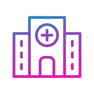 Vektör Hastanesi binası simgesi 