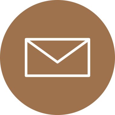 Vektör E- posta simgesi illüstrasyonu