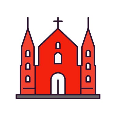 vektör Katedral simgesi