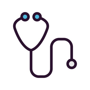 vektör steteskop simgesi