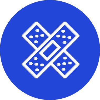  vektör bandajı simgesi