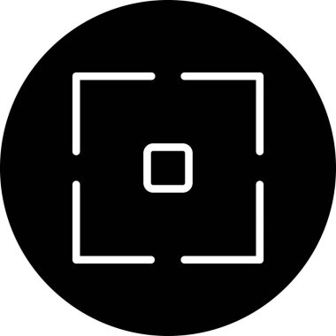  Vektör Odaklama simgesi illüstrasyonu