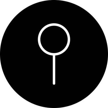 Vektör konumu simge illüstrasyonu