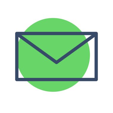 Vektör E- posta simgesi illüstrasyonu