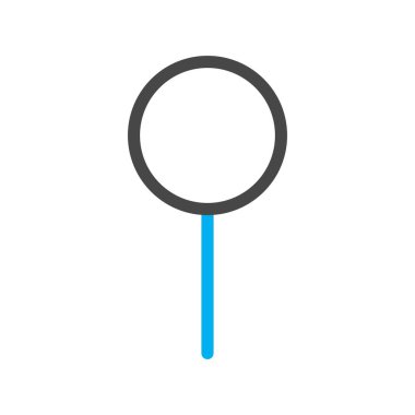 Vektör konumu simge illüstrasyonu