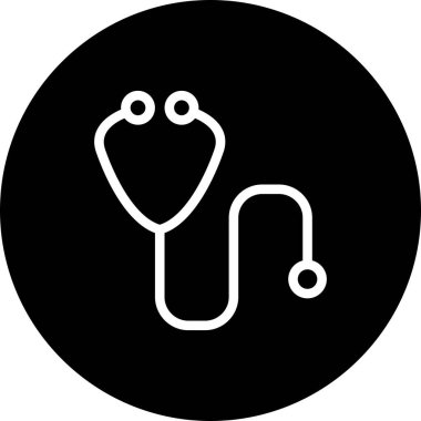 vektör steteskop simgesi