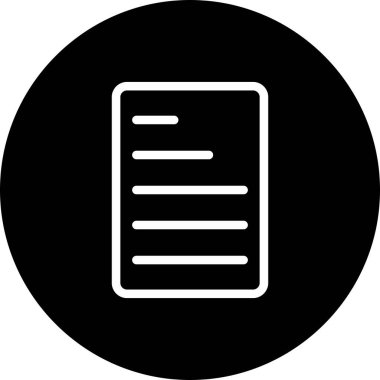 Vektör belgesi Simge illüstrasyonu