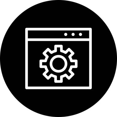 vektör web sitesi simgesi