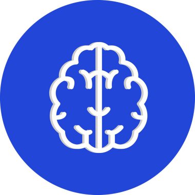  vektör Beyin simgesi sembolü