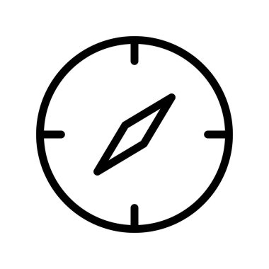 Vektör pusula simgesi simgesi