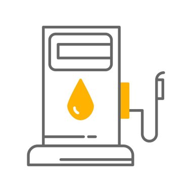 vektör Yakıt İstasyonu simgesi 