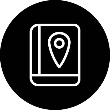 Vektör yön bulma simgesi simgesi