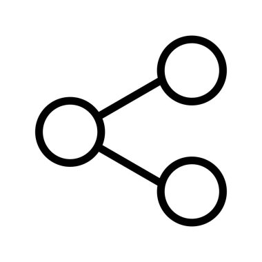 Vektör Paylaşım simgesi çizimi