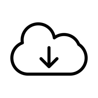 Vektör indirme Simgesi illüstrasyonu