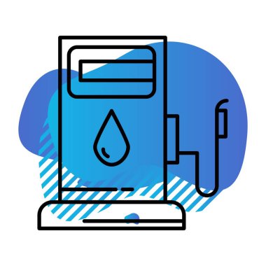 vektör Yakıt İstasyonu simgesi 