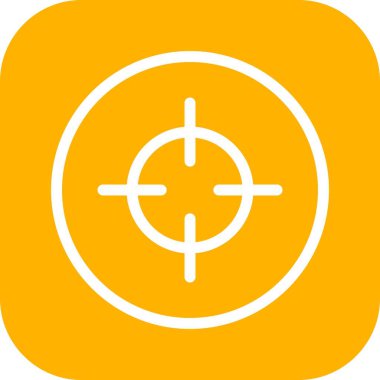 Vektör Hedef simgesi illüstrasyonu