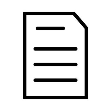 Vektör belgesi Simge illüstrasyonu