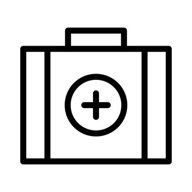 vektör Tıbbi Kutu simgesi 