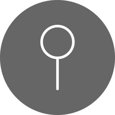 Vektör konumu simge illüstrasyonu