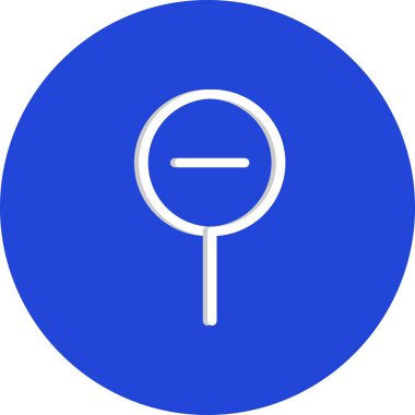 Vektör uzaklaşma simgesi 