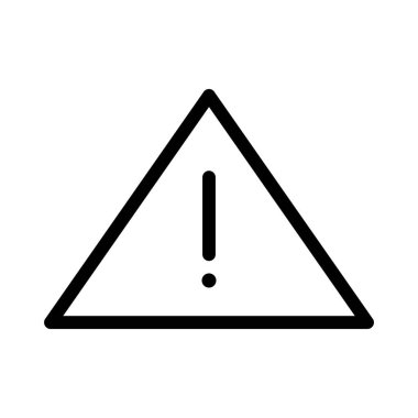 Vektör Tehlike simgesi illüstrasyonu