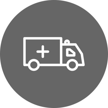 Vektör Ambulans simgesi çizimi