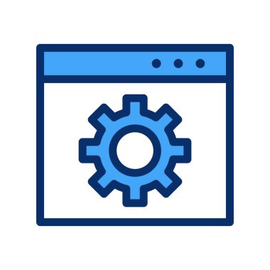 vektör web sitesi simgesi