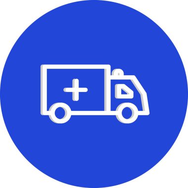 Vektör Ambulans simgesi çizimi