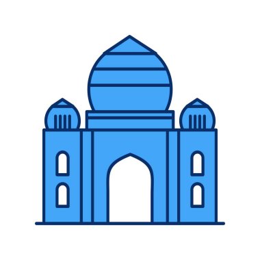 vektör Taj Mahal simgesi