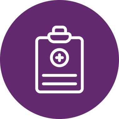 vektör Tıbbi Rapor simgesi