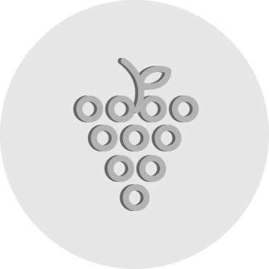 vektör üzümleri simgesi