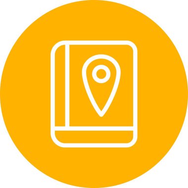 Vektör yön bulma simgesi simgesi