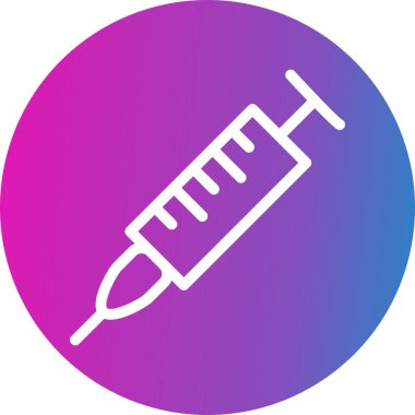 Vektör Enjeksiyon simgesi çizimi