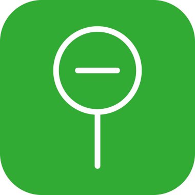 Vektör uzaklaşma simgesi 