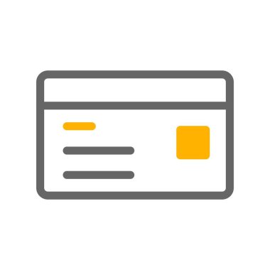 vektör kredi kartı simgesi 